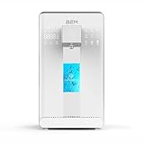 BEM IDA Wasserfilter & Wasserstoff-Ionisator mit Direktanschluss – RO Umkehrosmose, Hydrogen durch Elektrolyse, UV-Desinfektion, Temperaturwahl 10–100°C, Touch-Bedienung, Tischgerät