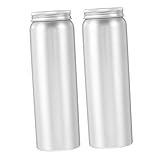 ULTECHNOVO 2 Stück Versiegelte Aluminiumdose Gewürze Vorratsdose Aus Aluminium Kleines Luftdichtes Glas Küchenlagerbehälter Luftdichte Dose Verschlossenes Vorratsglas Reisegläser Silver