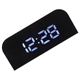 Vaguelly Digitaler Mit Großer Und Temperaturanzeige USB Ladefunktion Kompakte Für Schlafzimmer Und Büro Langlebig Bedienen Schwarze LED Uhr