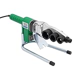 Muffenschweissgerät 1500w, Rohr SchweißGeräT Mit Led-Bildschirm Und Werkzeugkasten, Rohrschweißmaschine Für PPR/PE/PP (20mm, 25mm, 32mm)