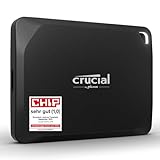 Crucial X10 Pro 1TB Externe SSD Festplatte, bis zu 2100MB/s Lesen und 2000MB/s Schreiben, Portable Solid State Drive, USB-C 3.2, PC und Mac, Wasser- und Staubgeschützt - CT1000X10PROSSD902