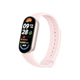 Xiaomi Smart Band 9 Fitness Tracker, AMOLED Display with 1200 Nits, Sp02 Tracking, Sleep and Heart Rate Monitor, Notifications, 5ATM Waterproof, Mi Fit App, Mystic Rose