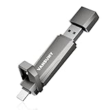 Vansuny USB-C Stick 512GB mit bis zu 1000 MB/s Externe SSD Dual USB-Stick USB-C + USB A Speicherstick für iPhone 15/16, Android-Telefon, Laptop, Tablet, Mac, Festkörper Laufwerk