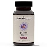 GoNaturals Passionsblume 100% Bio - 240 Kapseln für 4 Monate - Passionsblumenextrakt hochdosiert, vegan, laborgerpüft & keine zusätzlichen Inhaltsstoffe