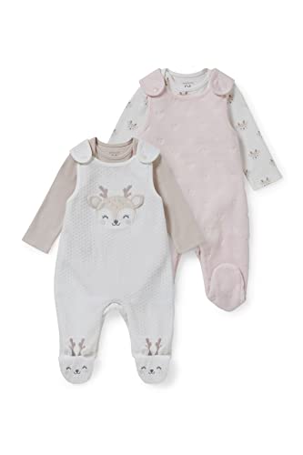 C&A Set Baby Mädchen Baumwolle Body Fit Verziert|Bedruckt|Unifarben rosa 62