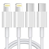 USB C Lightning Kabel 1M 2PACK, [MFi-Zertifiziert ]Ladekabel Kompatibel Mit iPhone 14/13/13 Pro/12/12 Pro Max/11 Pro/X/XS/XR/8 Plus, für Typ-C Ladegeräte, Unterstützt Power Delivery