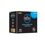 SKYN Extra-Lubricated Kondome ohne Latex, extra geschmiert, 54 Stück