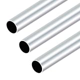 iMeistek 6063 Aluminium Rohre, 25mm OD x 23mm ID x 300mm Länge Nahtlose Aluminium Rundrohre für DIY-Modell, Industrie (3PCS)