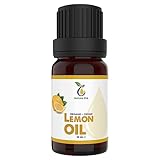 Zitronenöl BIO 10ml - 100% naturreines Zitronen Öl, vegan - Lemon Oil (Citrus Limon Peel Oil) - Zitrusöl Ätherisches Öl für guten Schlaf, Duftlampe, Diffuser