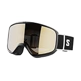 Salomon Aksium 2.0 Access Unisex-Brille Ski Snowboard Freeride, Schwarz