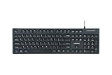 Lenovo 305 Kabelgebundene USB-C-Tastatur mit Ziffernblock, volle Größe, schlankes Design, Schwarz