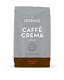 J. Hornig Kaffeebohnen Espresso, Caffè Crema Intenso, 1kg ganze Bohnen, kräftig-schokoladiger Geschmack, für Vollautomaten, Siebträgermaschine und Espressokocher
