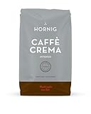 J. Hornig Kaffeebohnen Espresso, Caffè Crema Intenso, 1kg ganze Bohnen, kräftig-schokoladiger Geschmack, für Vollautomaten, Siebträgermaschine und Espressokocher