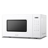 COMFEE' Digitale Mikrowelle, 700 W, 20 l, 6 voreingestellte Menüs, Express Cook, 11 Leistungsstufen, Auftauen, Speicherfunktion - Weiß - CM-E202CC(WH)