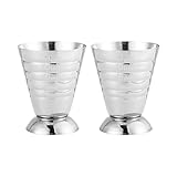 BIFHIG 2 Stücke 75 Ml Messbecher, Mischbecher Aus Edelstahl, Multifunktionsmessbecher, Barkeeed-Werkzeuge.