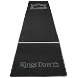 Kings Dart Dartteppich Turnier Pro | Offizielle Abwurflinie | 66 cm oder 90 cm Breite | rutschfest | Pfeil- und Bodenschutz