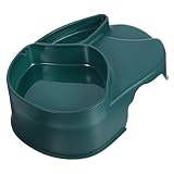 Happyyami Versteckhaus Für Reptilien Reptilien-wurmschale Dekorative Reptilienschale Futternapf Für Würmer Futternapf Für Reptilien Wassernapf Für Reptilien Dark Green Abs
