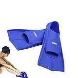 Schwimmflossen, hohe Trainingsflossen, schwimmende Schwimmflossen, Schnorchelflügel mit vollem Fuß, offene Badeflosse zum Tauchen
