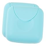 IWOWHERO 2 Stück Aufbewahrung Sbox Für Menstruation Becher Diva Erste Behälter Für Menstruationstassen Menstruationspflegeversorgung Halterung Für Plastik Blue