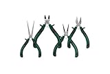 Feinmechaniker Zangen Set mit Spitzzange Seitenschneider Rundzange
