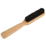 Beaupretty Bartbürste Bart Formende Bürste Friseurbürste Herren Bartkamm Persönlicher Rasierpinsel Reiserasierpinsel Griff Rasierpinsel Bartkammbürste Light Brown Borstenhaar