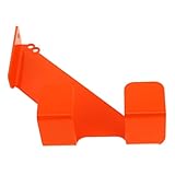 Hemobllo 1 Satz Werkzeughalter Wandhalterung robuster Wandhaken Kettensägenzubehör Wandhalterungen zum Aufhängen Dekorativer Wandbügel Haken zum Aufhängen Stahl Orange