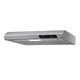 Respekta Dunstabzugshaube unterbau / Unterbau-Dunstabzugshaube 50 cm / Metallgehäuse in Edelstahl Look / Abluft - und Umluftfunktion / DH540IXL / C / 52–68 dB