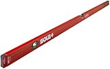 SOLA BIGX3 200 - Wasserwage 200 cm - patentierte SOLA-FOCUS Libelle - mit schockabsorbierenden Endkappen