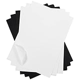 Pinenuts 100 Blatt Kohlepapier Set,A4 Schwarz und Weiß Transferpapier Durchschlagpapier für Holz Papier Leinwand