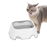 Zegaqae Katzenbrunnen | Wassernapf mit schwimmender Funktion für Katzen | rutschfeste Tränke Als Trinkaccessoires Für Hauskatzen