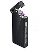 VVAY Elektro Lichtbogen Feuerzeug USB C Aufladbar, Sturmfeuerzeug Elektrisch /