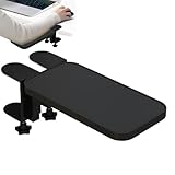 Armrest Unterstützung,Höhenverstellbare Armauflage Mit Tastaturablage | Metall Ellenbogenpolster Komfortable Tischverlängerung Für Laptop & Home