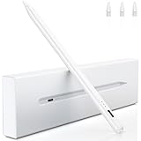 Stift für iPad, (2018-2024) Pencil 2nd Generation für Apple mit Schnellladeleistung Palm Rejection und Neigungssensitivität Stylus für iPad 6-10, für iPad Pro 13''/12,9''/11'', Mini 6/5 (weiß)