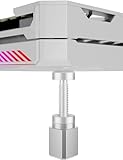 upHere GPU-Halterung, Grafikkarten-GPU-Unterstützung, Grafikkarten-Sag-Halterung, GPU-Ständer, Silber, GH50S (28–50 mm)