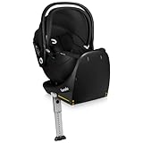 Lionelo MOXIE i-Size SET Kindersitz mit Basis 40-87 cm Babyschale ISOFIX-Befestigung und Stützfuß, Seitenschutz, Kopfstützenverstellung, Dri-Seat-Einlage