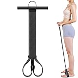 Sit-Up Training Equipment, Foot Pedal Resistance Band for Women, 120lb Elastic Stretch Trainer with Handles for Abdominal Workout Leg Arm Back Fitness Yoga Home Women Men