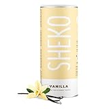 SHEKO Vanilla Mahlzeitersatz Shake - 25 Shakes pro Dose - Proteinreich, Glutenfrei & Natürlicher Geschmack - Diät Shakes zum Abnehmen