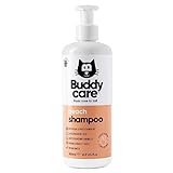 Buddycare Pfirsich-Katzenshampoo – Tiefenreinigendes Shampoo für Katzen – fruchtig duftend – mit Aloe Vera und B5 – 500 ml