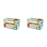 Twinings Bio Tatendrang Kräuter-Tee - belebende Bio Kräuter-Teemischung mit Hibiskus, Zitronengras, Rosmarin verfeinert mit Süßholz, 20 Tee-Beutel, 34 g (Packung mit 2)