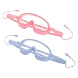 Milisten 2 Stück High Definition von Kindern Schwimmbrillen Schwimmbrille Antibeschlag Schnorchel-Tauchmaske Poolbrille Schwimmbrille kleinkind Kinderbrille Stk