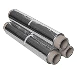 Enpack Alufolie 30cm x 150m - 4 Rollen Aluminiumfolie - Alu Folie für die Küche, Grill, Friseur, basteln - aluminium foil 11my reißfest - Küchen Zubehör, Friseur Zubehör für jeden Tag