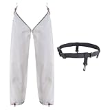 Zankie Wanderregenhose - Leichte Regenhose Mit Gürtel,Elastische Knöchellange Überhose Verstellbar Für Wanderreisen Radfahren Angeln Golf