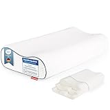 Blumtal Nackenstützkissen - Orthopädisches Kissen - Memory Foam Kissen - Oeko-TEX zertifiziertes Kopfkissen Nackenschmerzen - ergonomisches Kopfkissen Seitenschläfer - Nackenkissen Bett - Neck Pillow