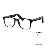GetD Bluetooth-Brille, Open-Ear Smart Glasses, große polarisierte Sonnenbrille, Bluetooth 5.4-Audio brille, Anti-Schallverlust,Anrufgeräuschunterdrückung, UV-Schutzlinse, Unisex-Design