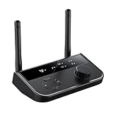 BT-Sender, 3,5 mm, BT-Adapter für das Auto | 3,5 mm tragbarer BT-Splitter, Verstärker für Audio-Komponenten, MP3-Player für das Auto zu Hause