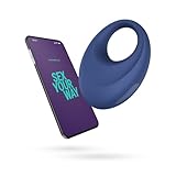 AMORELIE Joy – App-gesteuerter Vibrierender Penis-Ring Grow | Wasserfest Wiederaufladbar aus Silikon & ABS