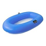 Generisch Schlauchboot Für Kinder - Transparenter Boden Aufblasbarer Floß,160 x 110 cm Wasser Schlauchboot, See Boot Zum Entspannen Erkunden An Fluss