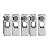 Tdkjfoutr 5er-Pack Kindersicheres Kühlschrankschloss, Babysicheres Kühlschranktürschloss, Gefrierschrankschloss, Anwendbar auf Maximal 25 mm (1) Dicke Dichtungsstreifen