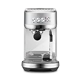 Sage - The Bambino Plus - Kompakte Kaffeemaschine mit automatischem Milchaufschäumer - 9 Bar, 1,9 l Wassertank - Siebträgermaschine - 3 Einstellungen für Textur & Temperatur - Gebürsteter Edelstahl