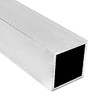 PRIOstahl Vierkantrohr Aluminiumrohr Alu-Rohr Quadratrohr Vierkantprofil Vierkant - 1 x Rohr Größe: 25 x 25 x 2 mm Länge: 2000 mm EN AW-6063 t6 ohne Schweißnaht für Kreativbau aus Aluminium